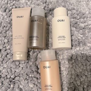 Ouai detox thick hair and thick hair conditioner, and curl cream